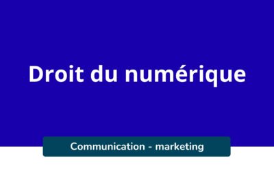 Droit du numérique