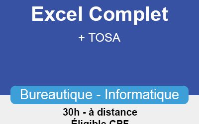 Excel – Complet + TOSA